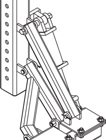 Left Lift Arm Assembly w/cylinder