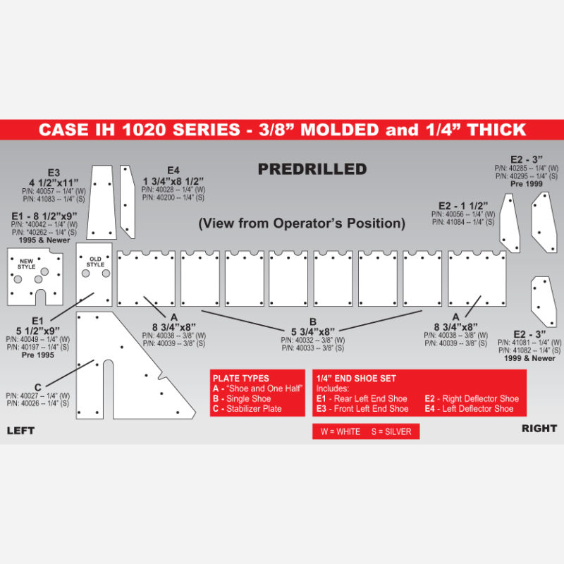 Case IH 1020 Skid Shoe Replacement Parts