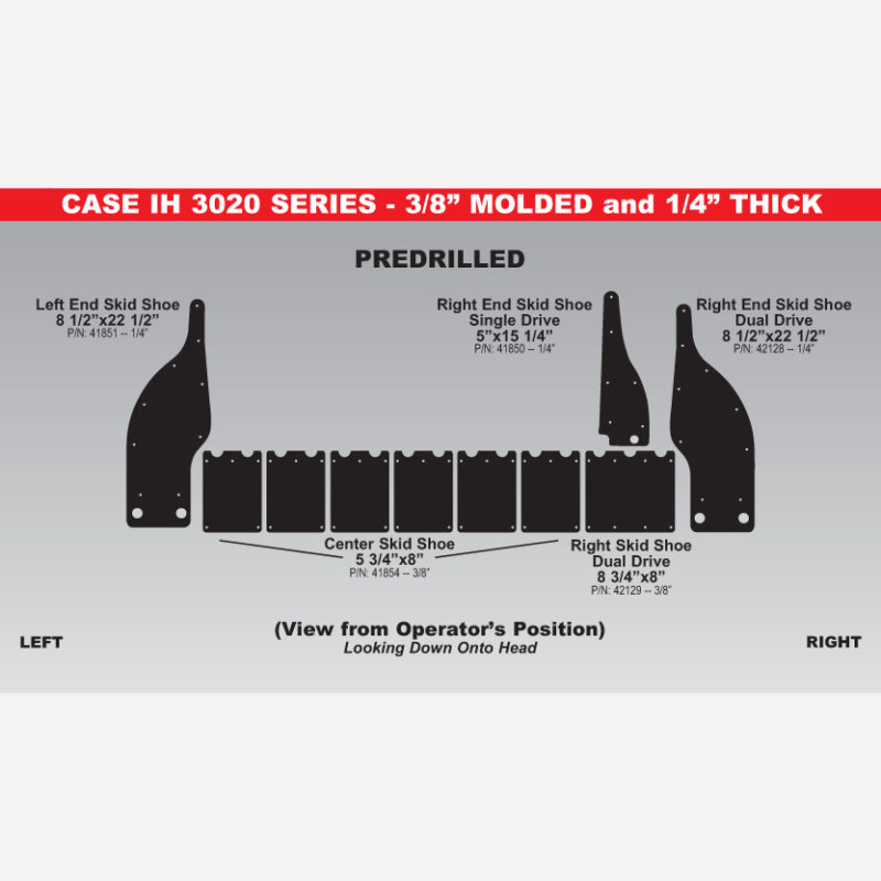 Case IH 3020 Skid Shoe Sets