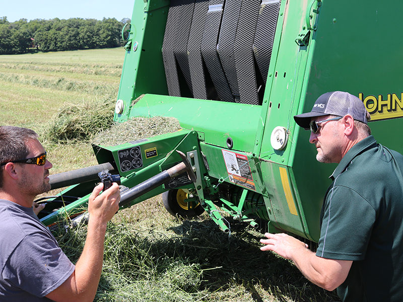 Baling Hay with the MN Millennial Farmer