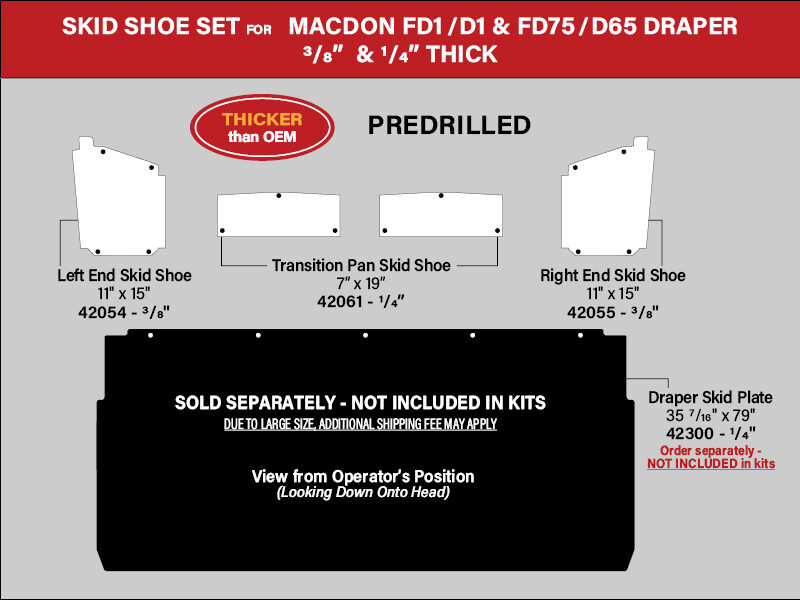 MacDon Fd1 D1 FD 75 FD65 draper