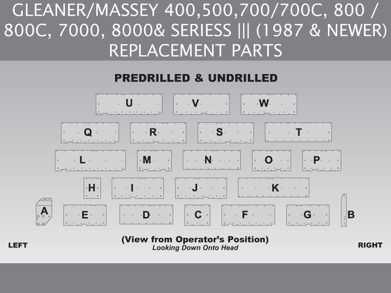 Gleaner/Massey (1987 & Newer) Replacement Parts